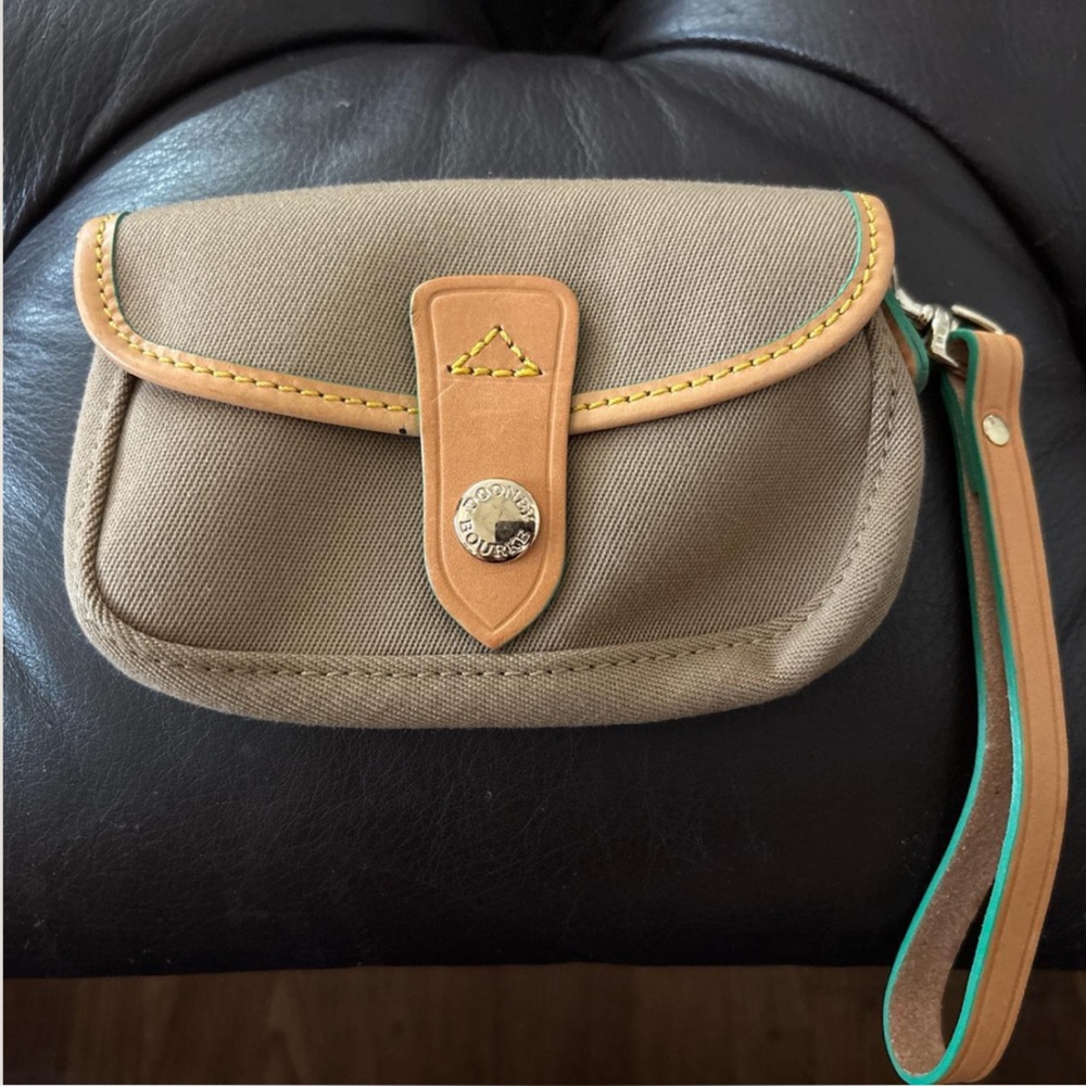 Dooney & Bourke Black and Tan Bag